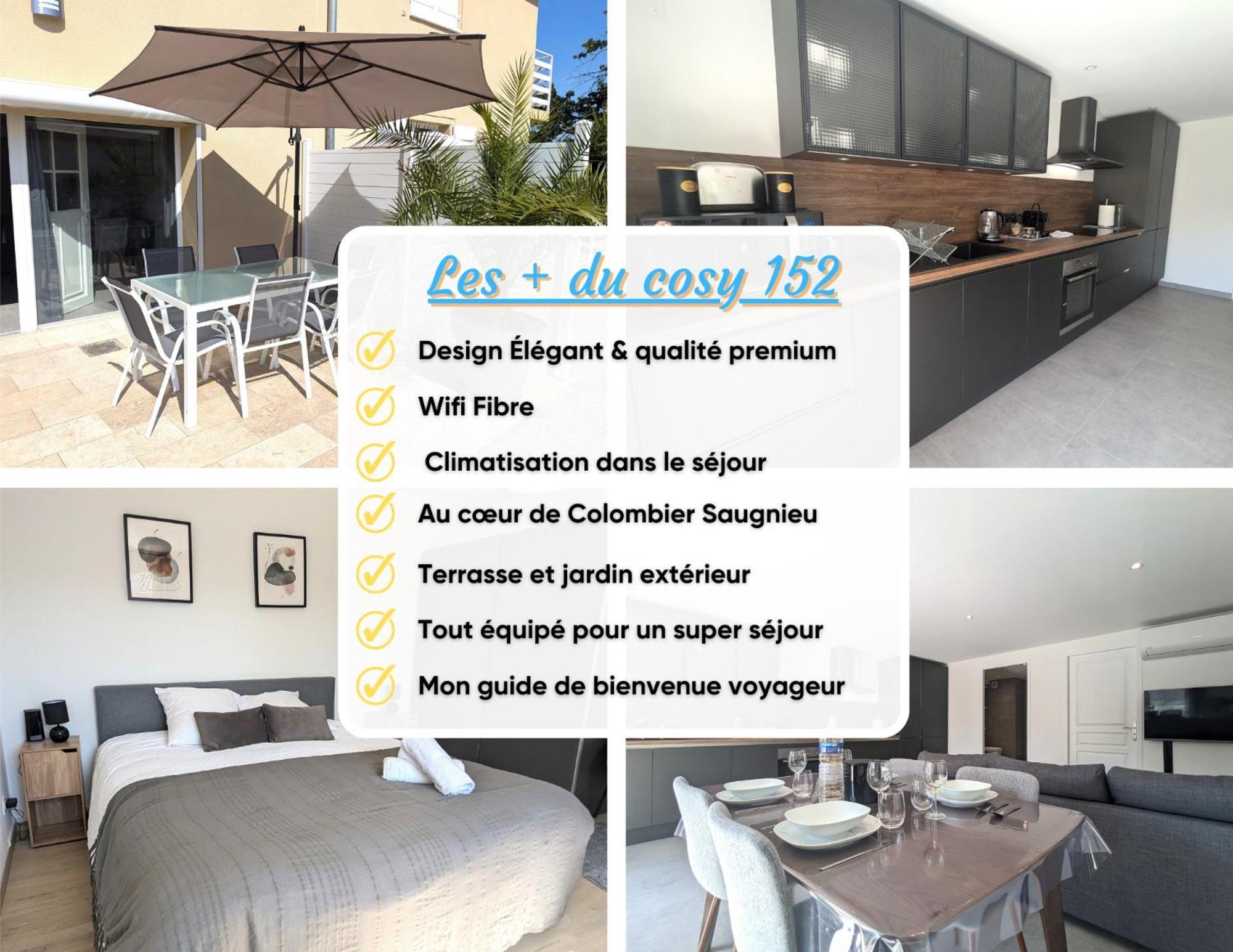 Apartment Cosy 152 Proche Aeroport -gare-groupama Stadium-lyon *